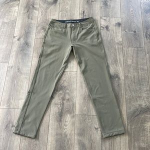 Olive Western Rise Diversion Pants